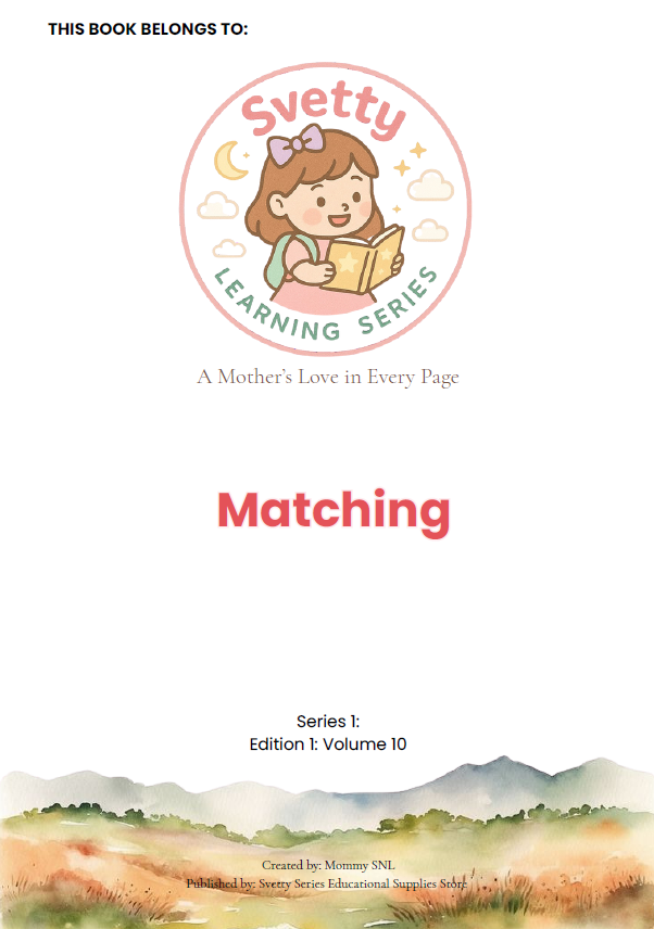 Matching Review Sheets - Match Letters to Pictures and Words