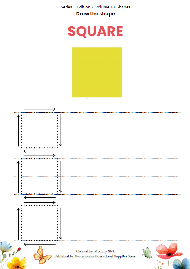 Introduction to Shapes Worksheets